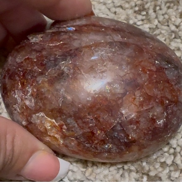Other - Ferruginous Quartz Palm Stone